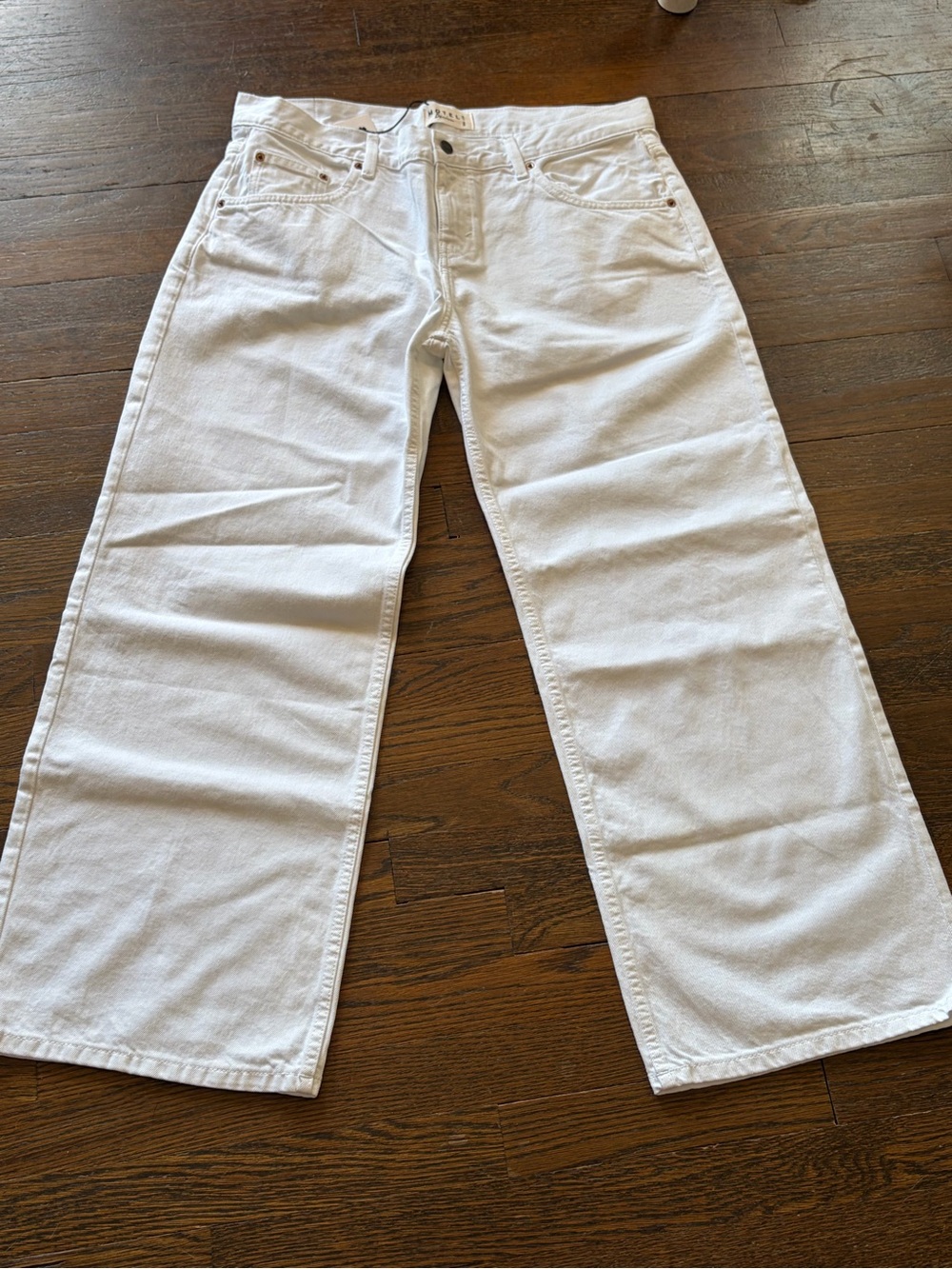 Motel Rocks High Rise White Jeans - Picture 6 of 8